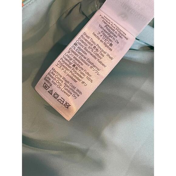 J Crew Floral Sateen Pencil Skirt Size 4 Fresh Spearmint Multicolored NWT $80 - Picture 9 of 9